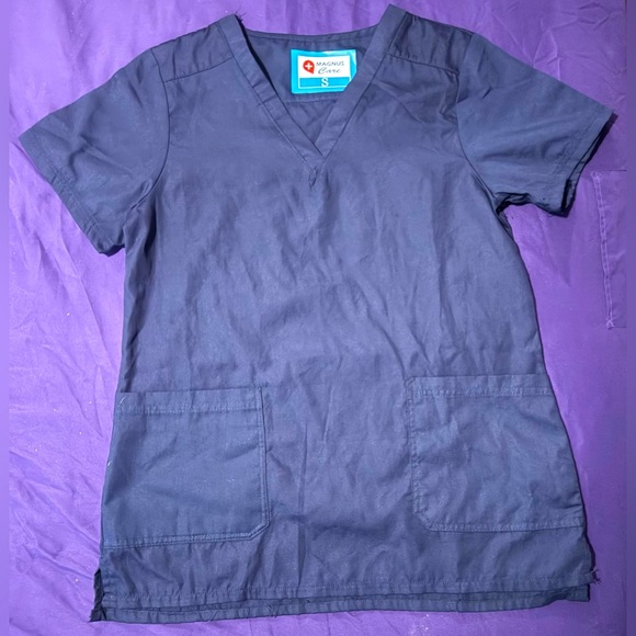 Women’s Scrubs Set Top & Bottom, Navy, Magnus Care Shirt & Pants, S, NEW - Picture 3 of 9